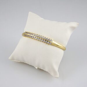 Bangles Woman/ Pulsos Damas/ Zircon Stone/ 14K Real Color// P0123