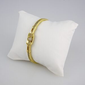Bangles Woman/ Pulsos Damas/ Zircon Stone/ 14K Real Color// P0130