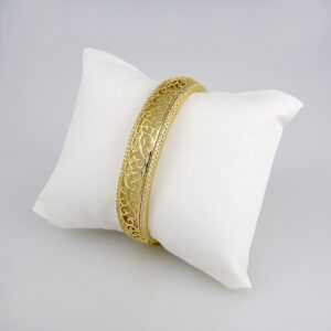 Bangles Woman/ Pulsos Damas/ Zircon Stone/ 14K Real Color// P0137