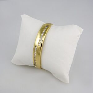 Bangles Woman/ Pulsos Damas/ Zircon Stone/ 14K Real Color// P0138