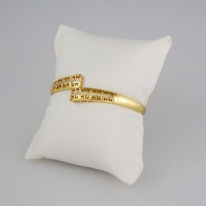 Bangles Woman/ Pulsos Dama/  Zircon Stone/  14K Real Color// P176