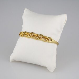 Bangles Woman/ Pulsos Dama/ Zircon Stone/ 14K Real Color// P195
