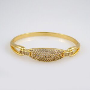 Bangles Woman/ Pulsos Dama/ Zircon Stone/ 14K Real Color// P203