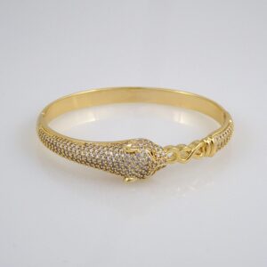 Bangles Woman/ Pulsos Dama/ Zircon Stone/ 14K Real Color// P204