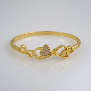 Bangles Woman/ Pulsos Dama/  Zircon Stone/  14K Real Color// P207