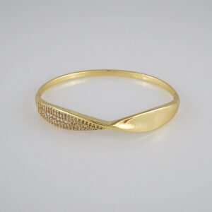 Bangles Woman/ Pulsos Dama/  Zircon Stone/  14K Real Color// P222