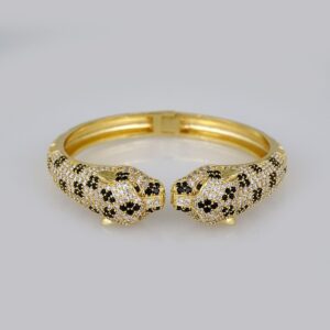 Bangles Woman/ Pulsos Dama/ Zircon Stone/ 14K Real Color// P218