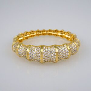 Bangles Women/ Pulsos Dama/ Zircon Stone/ 14K Real Color// P233