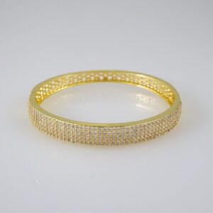 Bangles Women/ Pulsos Dama/ Zircon Stone/ 14K Real Color// P247