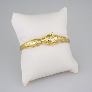 Women Bangles/ Pulsos Dama/  Zircon Stone/  14K Real Color// P256
