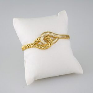 Women Bangles/ Pulsos Dama/  Zircon Stone/  14K Real Color// P325