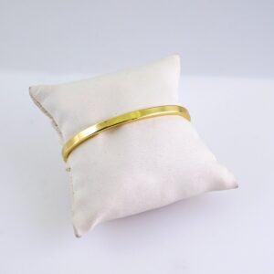 Bangles Women/ Pulsos Dama/ Plain/ 14K Real Color// P357