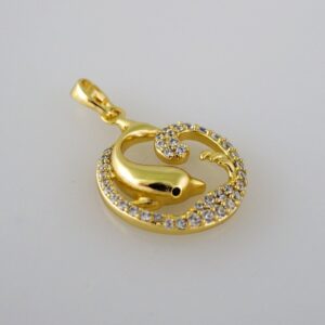 Pendants /Colgantes/ 14K Real Color/ Zircon Stone// PEN0077