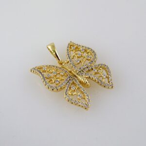 Pendants / Colgantes/  Zircon Stone/  14K Real Color// PEN115