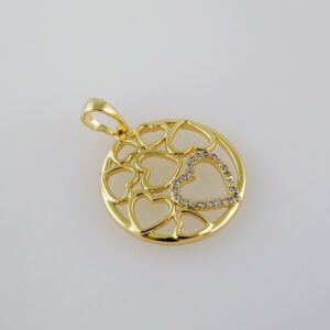 Pendants / Colgantes/  Zircon Stone/  14K Real Color// PEN117