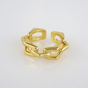 Woman Ring/ Anillos Damas/ Plain/ 14K Real Color// R089