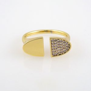 Woman Ring/ Anillos Damas/ 14K Real Color/ Zircon Stone/ Ajustables// R100