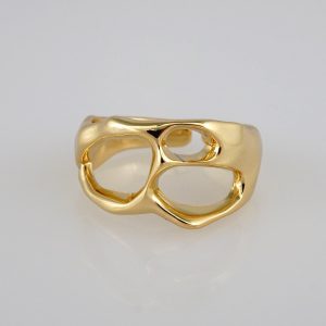 Woman Ring/ Anillos Damas/ 14K Real Color/ Zircon Stone/ Ajustable// R175