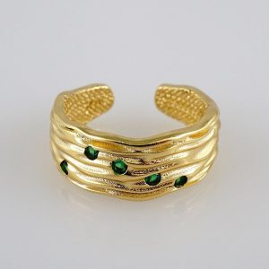 Woman Ring/ Anillos Damas/  14K Real Color/  Zircon Stone// R188