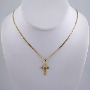 Cadenas & Colgantes/ Chain W/Pendants /  14K Real Color/  Zircon Stone/  2mmx45cm// SET1062