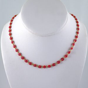Cadenas/ Chain W/  14K Real Color/  Plain/ Good Luck/3mmx45cm// SET1084