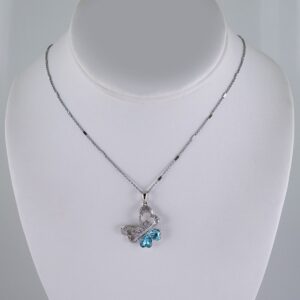 Cadenas & Colgantes/ Chain/Pendants / Silver Color/ Zircon Stone/ 2mmx45cm// SET1113