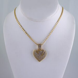Cadenas & Colgantes/ Chain W/Pendants / 14K Real Color/ Zircon Stone/ 3mmx45cm// SET1138