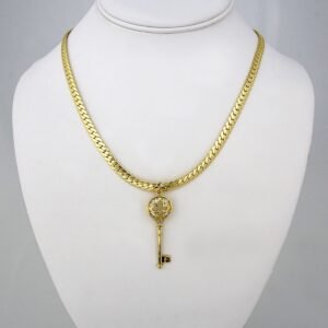 Cadenas & Colgantes/ Chain W/ Pendants/ 14K Real Color/ Zircon Stone/ 5mm x 40cm// SET115