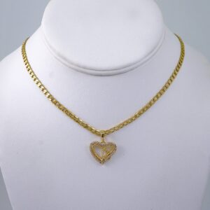 Cadenas & Colgantes/ Chain W/Pendants / 14K Real Color/ Zircon Stone/ 3mmx45cm// SET1168