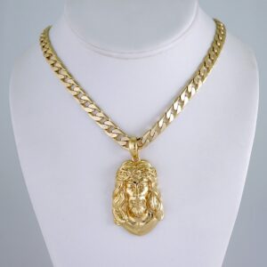 Cadenas & Colgantes/ Chain Men/Pendants/ Plain/ 14K Real Color/ 8mm x60cm// SET1173