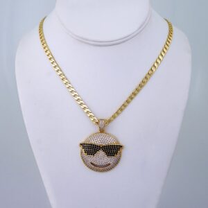Cadenas & Colgantes/ Chain/Pendants/ Zircon Stone/ 14K Real Color/ 6mmx60cm// SET1195