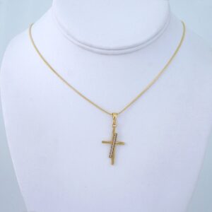 Cadenas & Colgantes/ Chain/Pendants/ Zircon Stone/ 14K Real Color/ 2mmx50cm// SET1273