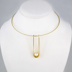 Gargantilla / Choker W/ 14K Real Color/ Plain/ Aro Duro/ SET139