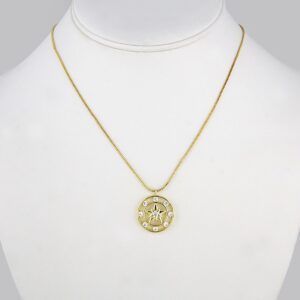 Cadenas & Colgantes/ Chain W/ Pendants/ 14K Real Color/ Zircon Stone// SET149