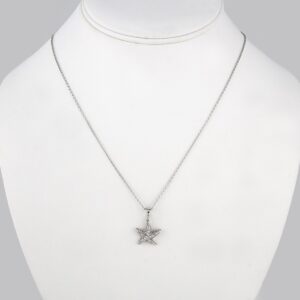 Cadenas & Colgantes/ Chain W/ Pendants/ Silver Color/ Zircon Stone// SET158