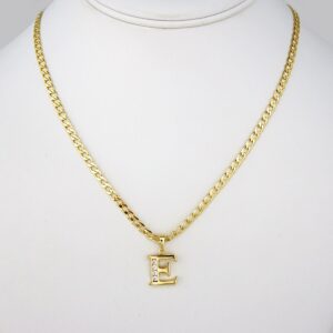Cadenas & Colgantes/Chain W/Pendants / 14K Real Color/  Zircon Stone/  3mm x 45cm// SET181