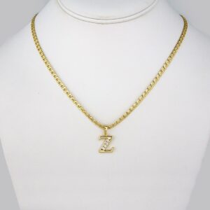Cadenas & Colgantes/Chain W/Pendants / 14K Real Color/  Zircon Stone/  3mm x 45cm// SET203