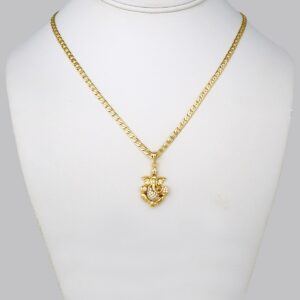 Cadenas & Colgantes/ Chain W/Pendants / 14K Real Color/ Zircon Stone/ 3mmx45cm// SET287
