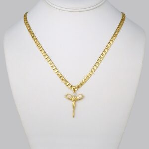Cadenas & Colgantes/ Chain W/ Pendants/ 14K Real Color/ Zircon Stone/ 6mmx45cm// SET288