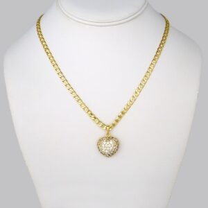 Cadenas & Colgantes/ Chain W/ Pendants/ 14K Real Color/ Zircon Stone/ 6mmx45cm// SET292