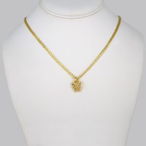 Cadenas & Colgantes/ Chain W/Pendants / 14K Real Color/ Zircon Stone/ 3mm x 45cm// SET296