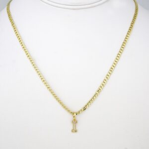Cadenas & Colgantes/ Chain W/ Pendants 14K Real Color/ Zircon Stone/ 2mm X 45cm///SET30