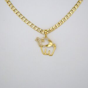 Cadenas & Colgantes/ Chain W/Pendants / 14K Real Color/ Zircon Stone/  4mmx45cm// SET323