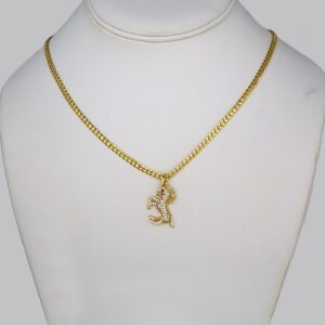 Cadenas & Colgantes/ Chain W/Pendants / 14K Real Color/ Zircon Stone/ 3mmx45cm// SET328