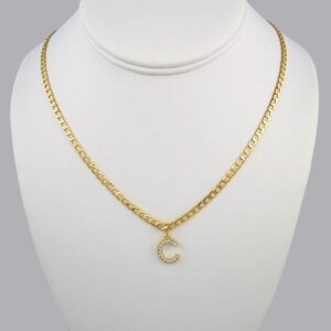 Cadenas & Colgantes/ Chain W/Pendants / 14K Real Color/ Zircon Stone/ 3mmx45cm// SET355