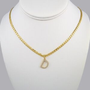 Cadenas & Colgantes/ Chain W/Pendants / 14K Real Color/ Zircon Stone/ 3mmx45cm// SET356