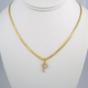 Cadenas & Colgantes/ Chain W/Pendants /  14K Real Color/  Zircon Stone/  3mmx45cm// SET368