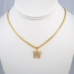 Cadenas & Colgantes/ Chain W/Pendants /  14K Real Color/  Zircon Stone/  3mmx45cm// SET375