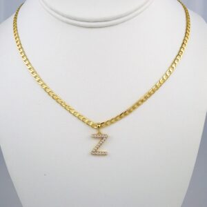 Cadenas & Colgantes/ Chain W/Pendants /  14K Real Color/  Zircon Stone/  3mmx45cm// SET378