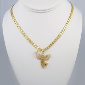 Cadenas & Colgantes/ Chain Men/Pendants/  14K Real Color/  Plain/  6mm x45cm// SET384